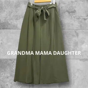 GRANDMA MAMA DAUGHTER 와이드 팬츠 올리브 그랑마마
