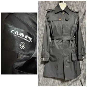 CYbER dYNE 트렌치코트 도메스틱 일본제 블랙 블랙
