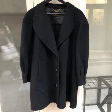 레리안 여배우 옷깃 싱글 코트 블랙 XL 사이즈 컨디션 최상