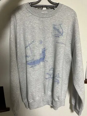 URU TOKYO 그레이 맨투맨 트레이닝복