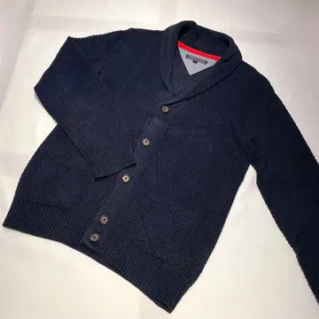 TOMMYHILFIGER 가디건 니트 스웨터 심플 남성용 네이비 S