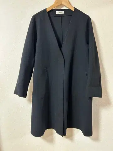 traumere 트로이메라이 노카라 코트 A라인 블랙 38