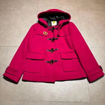 Ray beams 더플 코트 울 핑크 1