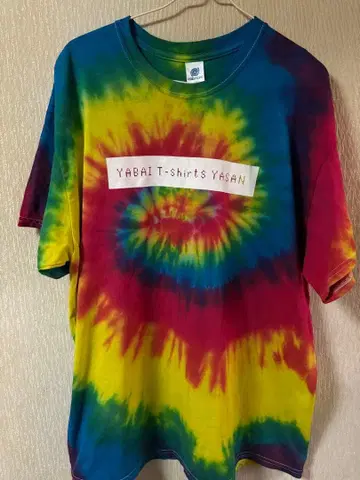야바이 셔츠야상 타이 다이 셔츠 XL