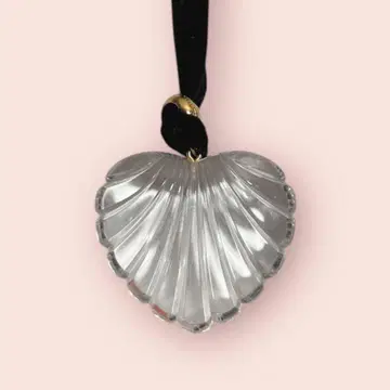 아가타 하트 목걸이 쇼와 레트로 빈티지 클래시컬 구제 의류