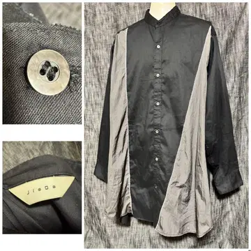 정가 26400엔 Jieda 오버 사이즈 스위치 셔츠 빅 실루엣 블랙