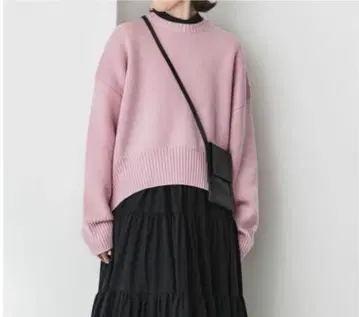 시트쿄 SHE Tokyo 알마 Alma 긴팔 니트 핑크