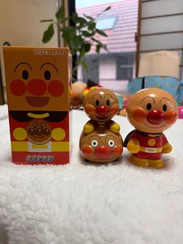 호빵맨 피규어 3체 세트 박스 포함