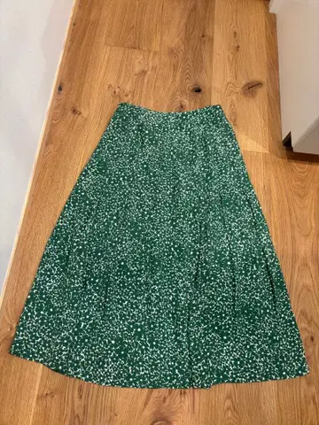 HOBBS LONDON 그린 꽃무늬 롱 스커트