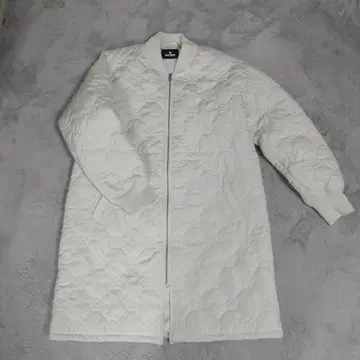 MARY QUANT 화이트 퀼팅 자켓 M