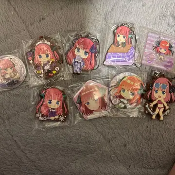 5등분의 신부 아크릴 스트랩 9개 세트