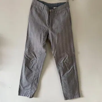 45rpm 글렌체크 그레이 슬랙스