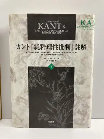 칸트 [ 순수이성비판 ] 주해 (하권)