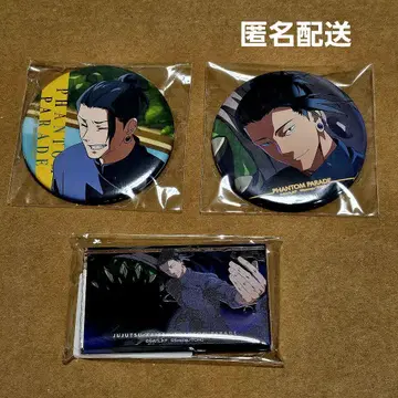 주술회전 팬페어 복권 게토 스구루 아크릴 블록 캔뱃지 세트