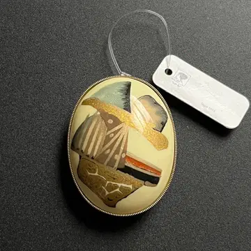 오비 고정 띠 48 크림색 펜던트 탑으로도 사용 가능