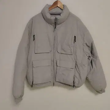 M 사이즈 FOLLOWIN 패딩 자켓 그레이