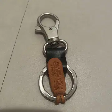 가죽 클린치식 키링