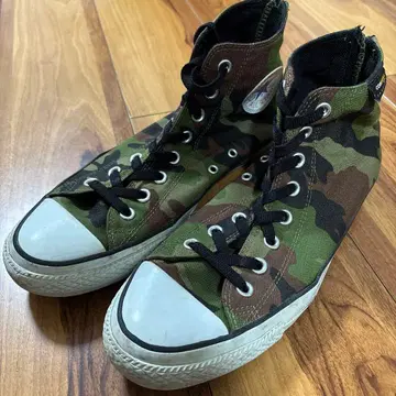 컨버스 카모플라쥬 하이컷 스니커즈 9 1/2