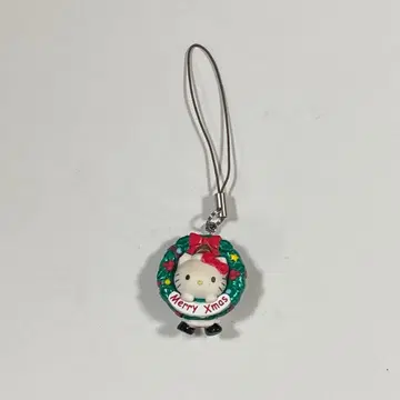 크리스마스 한정판 편의점 한정판 리스 네즈케 스트랩 레어 키티