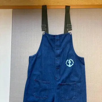 다크 네이비 데님 오버롤