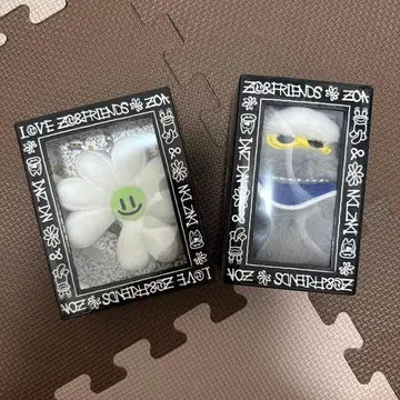 ZO&FRIENDS 팝업 ZOA 봉제 인형 키링 2세트