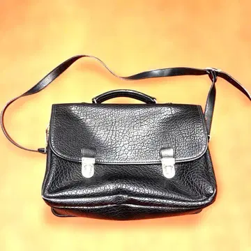 빈티지 비즈니스 백 가죽제품 블랙 숄더