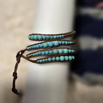 CHAN LUU 터콰이즈 랩 팔찌