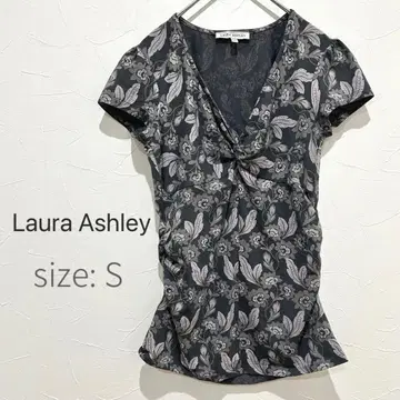 새상품급 [ 로라 애슐리 ] (USA6/S~M) 플라워 프린트/반팔 상의