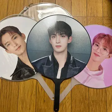 K-POP 아이돌 부채 3장 세트