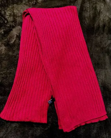 야코마리칼도 리브 편직 롱 머플러