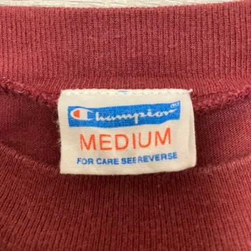 [ 70s Champion ] 복각 바택 스며드는 프린트 티셔츠