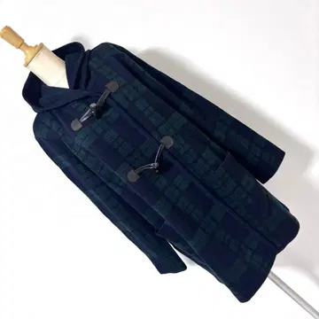 DECOY 데코이 니트 코트 체크 무늬 자켓 아우터