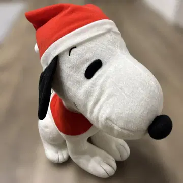 스누피 산타 봉제 인형 약 30cm