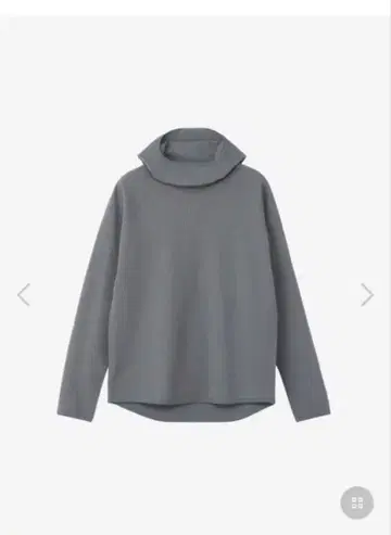 Goldwin 와플 라이트 롱 슬리브 후디 M 클라우드 그레이