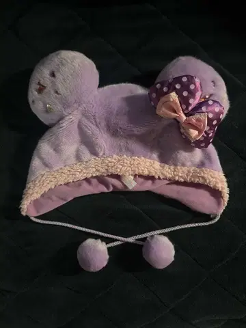 디즈니 팬캡 미니 보라색