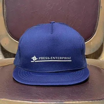 데드스탁 메쉬 캡 네이비 기업 로고 USA 구제 의류