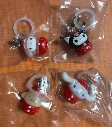 산리오 딸기 메지루시 액세서리 마이멜로디 쿠로미 시나모롤 푸딩