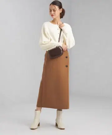 소매 볼륨 2WAY 풀오버 니트 가디건 워셔블