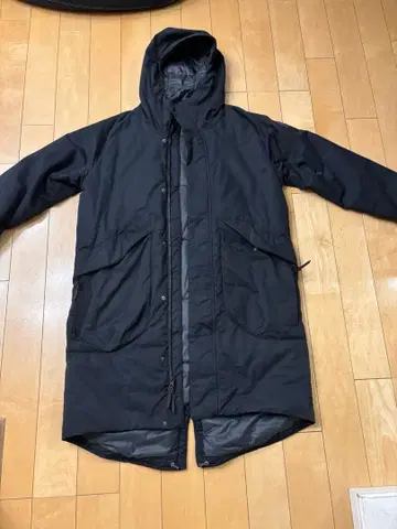 merrell 메렐 후드 부착 블랙 다운 자켓