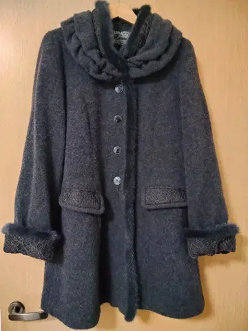 로사 임포트 로사 미들 기장 울 코트