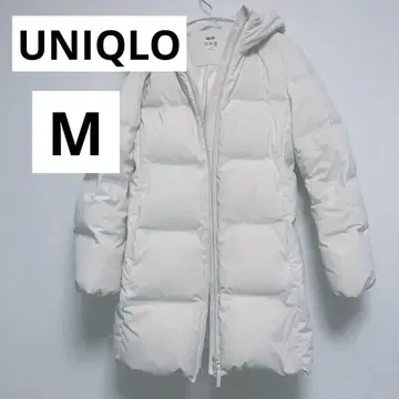 유니클로 여성용 심리스 다운 M 사이즈 화이트