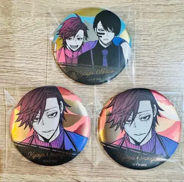 복숭아 도원암귀 오이란 사카쿄야 메탈릭 캔뱃지 트레이딩 컬렉션 원작 그림