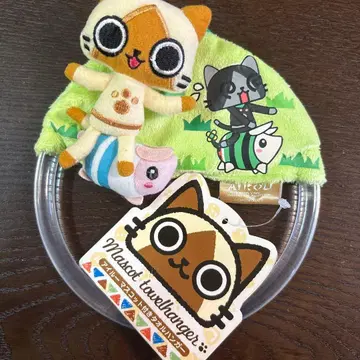 몬헌 아이루 마스코트 부착 타월 행거