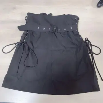 지뢰계 미니 스커트 리본, 벨트 포함