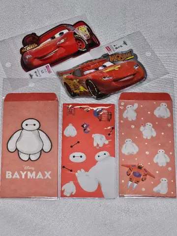카즈 베이맥스 복주머니 세뱃돈 봉투 편지 봉투 디즈니 다이소