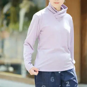 SOU SOU 워셔블 울 천축 카라 숄 홍등색 S