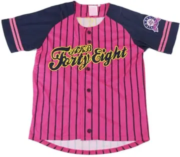 AKB48 스트라이프 버튼업 셔츠