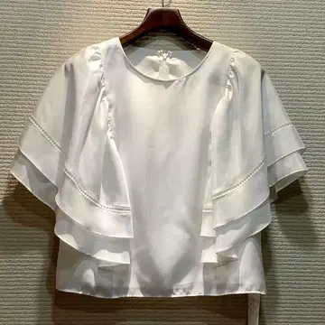 투 비 시크 TO BE CHIC 소매 프릴 블라우스 상의 40