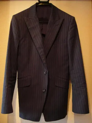 5351 POUR LES HOMME 남성용 자켓 면 스트라이프 블랙