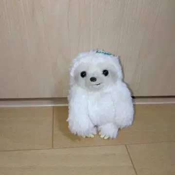 나무늘보 미케 봉제 인형 나무늘보 볼체인 마스코트 화이트